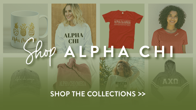 Alpha chi omega on sale merchandise